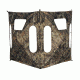Rhino Blinds Rhino Cut N Run With Bow Windows, Mossy Oak Break Up Country, 112 in x 56 in CRC-105B