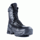 Ridge Outdoors Ghost Steel Toe Leather Boot,Zipper,Slip Resistant,10 Wide, Black 8010ST-10.0 WIDE