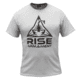 RISE Armament RISE Armament Logo T-Shirt - Mens, Gray, 2XL, MS-100-GRY-2XL