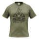 RISE Armament RISE Armament Logo T-Shirt - Mens, Military Green, Large, MS-100-GRN-L
