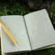 Rite in the Rain BOUND BOOK - FABRIKOID COVER - ENVIRONMENTAL, Yellow, 4 3/4 x 7 1/2 550F