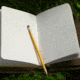 Rite in the Rain BOUND BOOK - FABRIKOID COVER - FIELD, Yellow, 4 3/4 x 7 1/2 350F