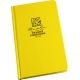 Rite In The Rain Bound Book - Fabrikoid Cover -Transit, Yellow, 4 3/4 X 7 1/2 300F