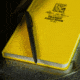 Rite in the Rain Bound Book,Poly Cover,4 3/4x7 1/2in,Transit,Yellow 300