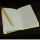 Rite in the Rain Bound Book,Poly Cover,4 3/4x7 1/2in,Transit,Yellow 300