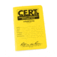 Rite in the Rain Cert Forms Book - 3 Pack, Yellow, 4 5/8 x 7 571FX