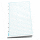 Rite in the Rain Durarite Loose Leaf Notebook,4 5/8x7in,White 672
