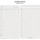 Rite in the Rain Golf Notebook, Green Field-Flex Cover, 4
