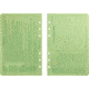 Rite in the Rain LOOSE LEAF - GREEN - 9 LINE MEDEVAC, Green, 4 5/8 x 7 952