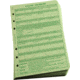 Rite in the Rain LOOSE LEAF - GREEN - UXO / IED, Green, 4 5/8 x 7 962