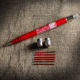 Rite in the Rain Mechanical Pencil,5.75in,Red,1.1mm Red Lead w/7 Leads and 2 Extra Erasers RD99
