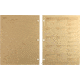 Rite in the Rain MONTHLY - MAXI TAB SET, Tan, 8 1/2 x 11 9260M-MX