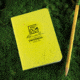 Rite in the Rain STAPLED MINI-NOTEBOOK - UNIVERSAL, Yellow, 3 1/4 x 4 5/8 371-M