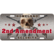 River's Edge 2nd Amendment Vanity License Plate, 12 x 6in, 2696