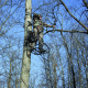 Rivers Edge Treestands 1-Man XL Ladder Stand, Black RE648