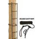 Rivers Edge Treestands Big Foot Tree Ladder W/ Safety Rope, Rivers Edge Grey, 23ft, RE731