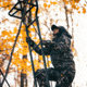Rivers Edge Treestands Classic Ladder Stand, Black RE646
