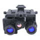 RIX RENV-M 1x25mm Enhanced Night Vision Binocular, Gen 2+, 64 lp/mm, Housing, No Tubes, Black, Small, RENVBN00