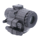 RIX RENV-M 1x25mm Enhanced Night Vision Monocular, Gen 2+, 64 lp/mm, w/ White Tubes 1400 FOM, Black, Small, RENVMW14