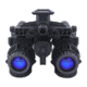 RIX RNV-31 1x25mm Night Vision Binoculars With Green Tubes 1400 FOM, Black, Small, RNV31G14