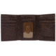 Rocky Heavy Pebble Leather Trifold Wallet, Brown, RY6013-200