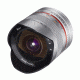Rokinon Series 2 8mm F2.8 UMC Ultra Wide Angle Fisheye Camera Lens for Fuji X Mount (Silver) RK8MS-FX