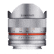 Rokinon Series 2 8mm F2.8 UMC Ultra Wide Angle Fisheye Camera Lens for Fuji X Mount (Silver) RK8MS-FX