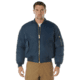 Rothco Enhanced Nylon MA-1 Flight Jacket - Mens, Navy Blue, Small, 72895-NavyBlue-S