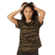 Rothco Essential Moisture Wicking Raglan Sleeve T-Shirt - Women's, Tiger Stripe Camo, 2XL, 13256-TigerStripeCamo-2XL
