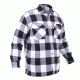 Rothco Extra Heavyweight Buffalo Plaid Sherpa-lined Flannel Shirts, White, Small, 3739-White-S