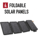 Rothco Folding Solar Panel with Power Bank, 42111