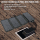 Rothco Folding Solar Panel with Power Bank, 42111