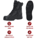 Rothco Forced Entry Tactical Boot With Side Zipper &amp; Composite Toe, 11.5, 21779
