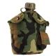 Rothco G.I. Type Enhanced Nylon 1qt. Canteen Cover, Woodland Camo, 40012-WoodlandCamo