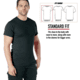 Rothco Heavyweight T-Shirt 5014, Black, L, 50175-Black-L