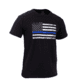 Rothco Kids Thin Blue Line US Flag T-Shirt, Extra Small, 6869-XS