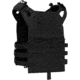 Rothco Laser Cut MOLLE Lightweight Armor Carrier Vest, Black, Regular, 1529-Black-Regular