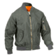 Rothco Lightweight MA-1 Flight Jacket, Sage Green, M, 6325-SageGreen-M