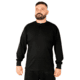 Rothco Long Sleeve Henley T-Shirt - Mens, Black, Medium, 21020-Black-M