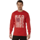 Rothco Long Sleeve R.E.D. Remember Everyone Deployed Athletic Fit T-Shirt - Mens, Red, Small, 11820-Red-S