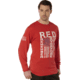 Rothco Long Sleeve R.E.D. Remember Everyone Deployed Athletic Fit T-Shirt - Mens, Red, Small, 11820-Red-S