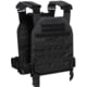 Rothco Low Profile Plate Carrier Vest, Black, Regular, 55890-Black-Regular
