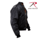 Rothco MA-1 Flight Jacket, Black, Small, 7324-Black-S
