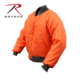 Rothco MA-1 Flight Jacket, Black, Small, 7324-Black-S