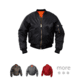 Rothco MA-1 Flight Jacket, Black, Coyote Brown, Gun Metal Grey, Gunmetal Grey, Maroon, Navy Blue