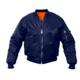 Rothco MA-1 Flight Jacket, Navy Blue, 2XS, 7325-NavyBlue-XXS