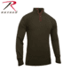 Rothco 3-Button Sweater With Suede Accents, Olive Drab, 2XL, 3805-OliveDrab-2XL