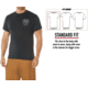 Rothco Military Grade Workwear Bottle Cap T-Shirt, Black, S, 11360-Black-S