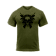Rothco Molon Labe Skull T-Shirt, M, 2917-M
