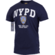 Rothco Officially Licensed NYPD T-shirt, Mens, Navy Blue, Extra Large, 6638-388
